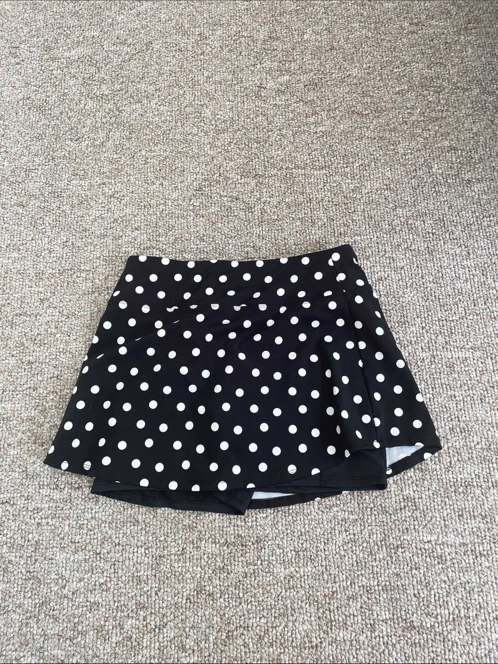 Cynthia Rowley Black and White Polka Dot Tennis Skirt. Size M.